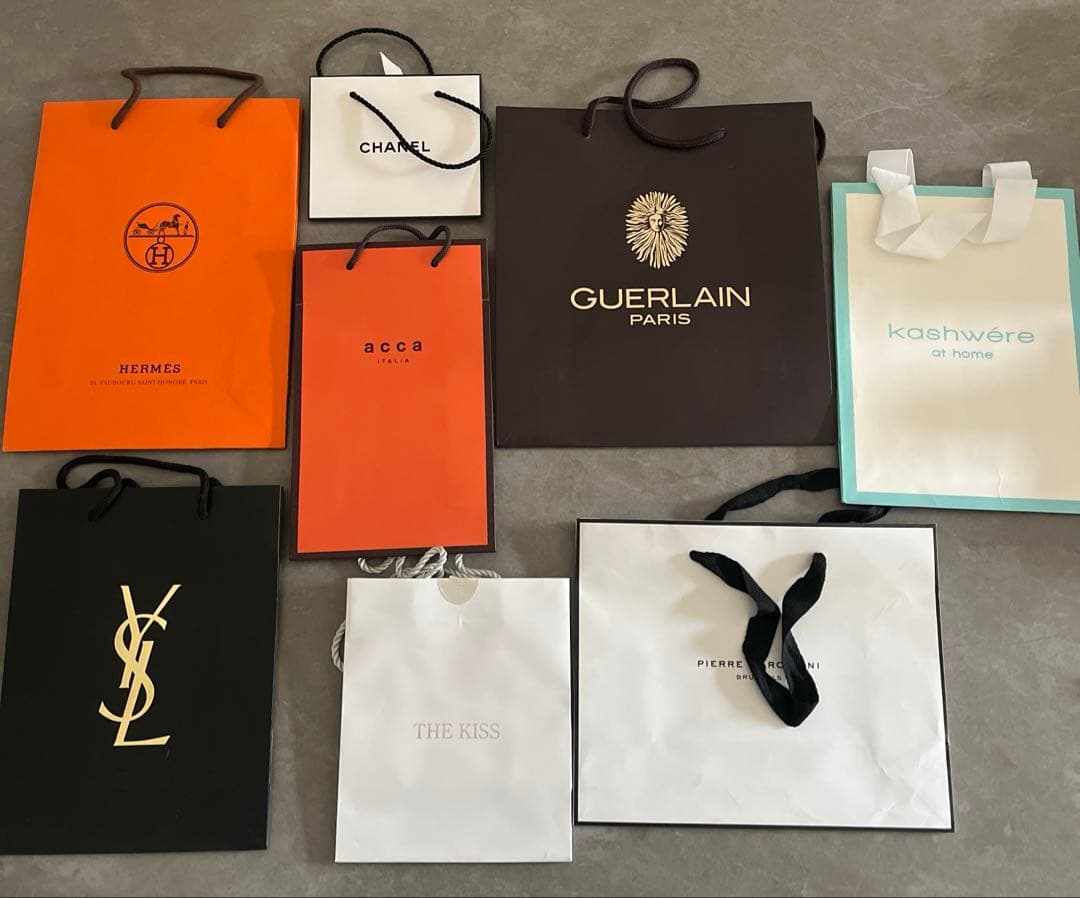 8点セット】ブランドショップ袋 ショッパー まとめ売り CHANEL 他