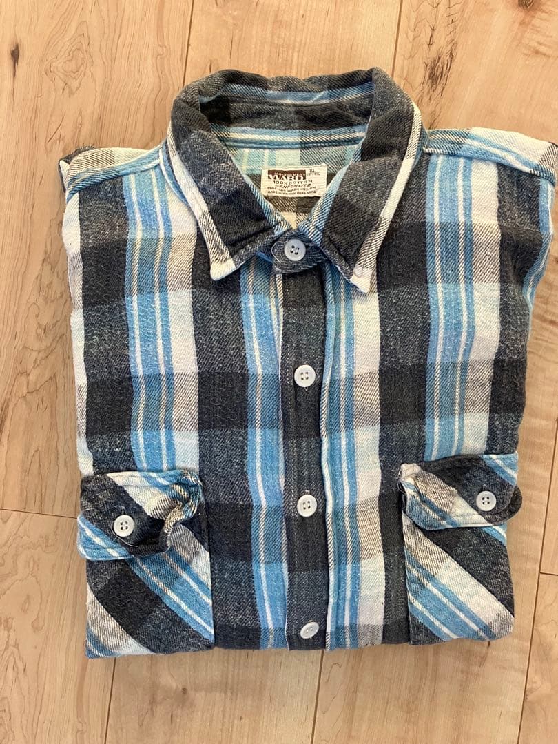 60s MONTGOMERY WARD モンゴメリーワード ネルシャツ XL