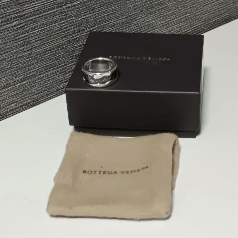 BOTTEGA VENETA　リング 指輪 12号 SV925 シルバー 12号 ボッテガヴェネタ BOTTEGAVENETA リング・指輪 イントレチャート