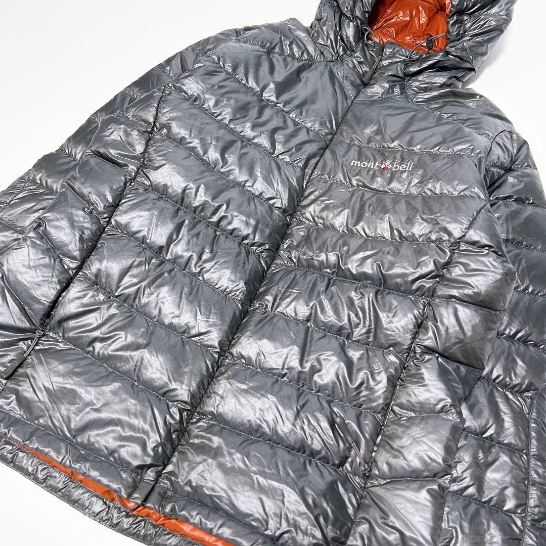 モンベル U.L. ダウンガイドパーカ ガンメタリック レディースM 廃盤