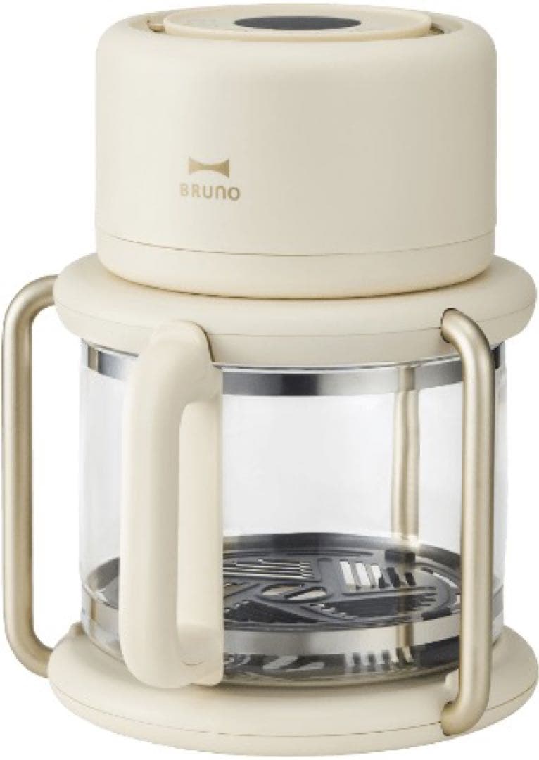 BRUNO ガラスエアフライヤー　アイボリー ガラスエアフライヤー アイボリーの通販 | BRUNO online