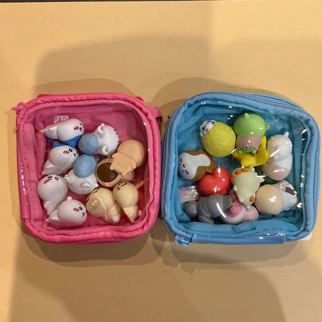 即日発送　ちいかわパーク　まめまめフィギュア　コンプリート　ポーチ付き