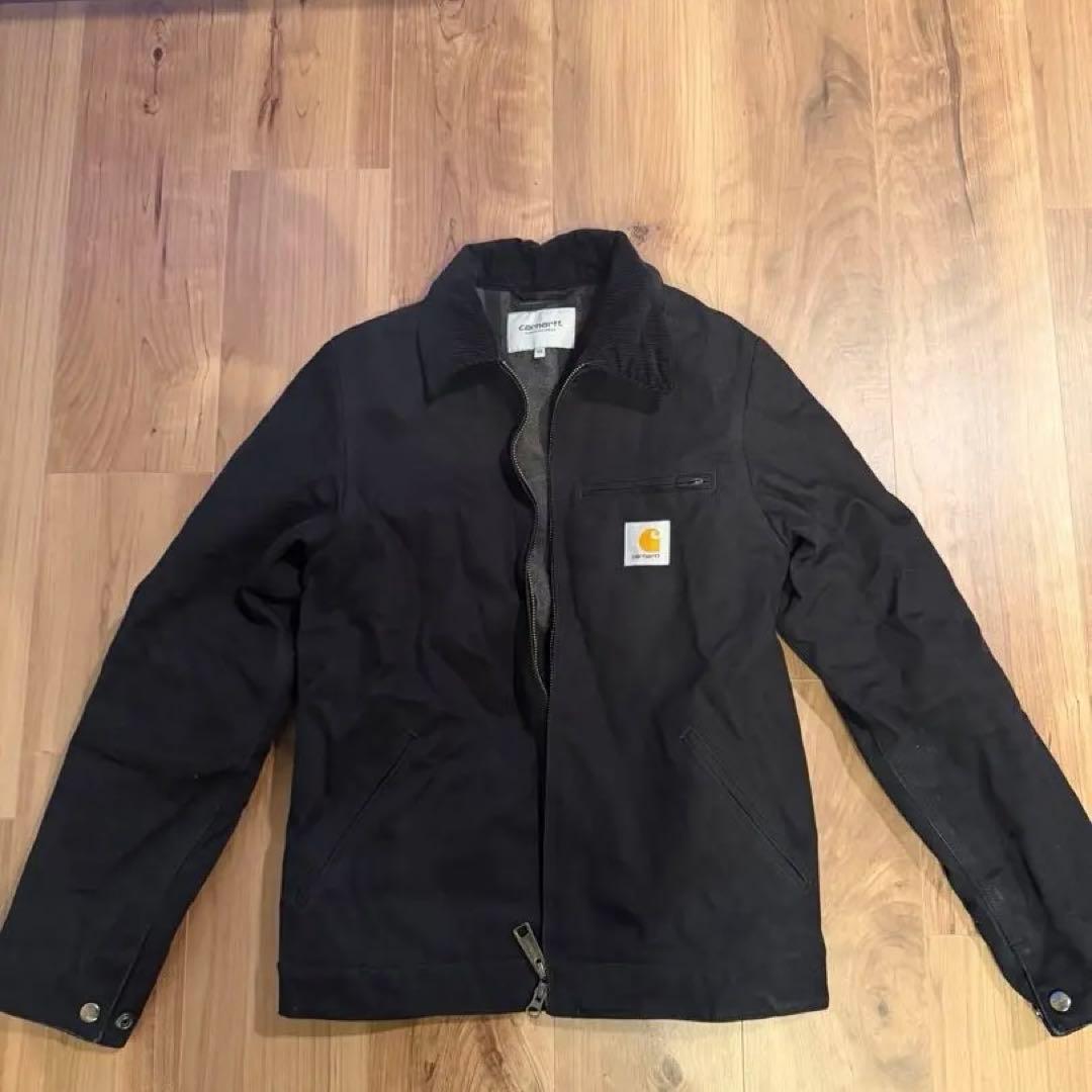 Carhartt カーハート ワークジャケット ブラック コーデュロイ襟