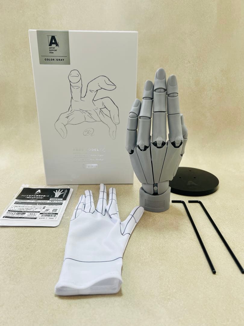 コトブキヤ ハンドモデル L 左手 GRAY ＆ 手袋 セット