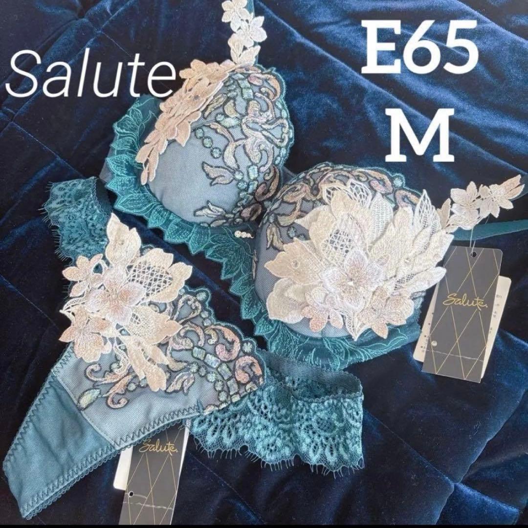 新品Salute サルート ブラ ショーツ E65 M ローマの休日 02 BG 新品】wacoal サルート 02 ブラ ソングセット C65M GB ワコール salute