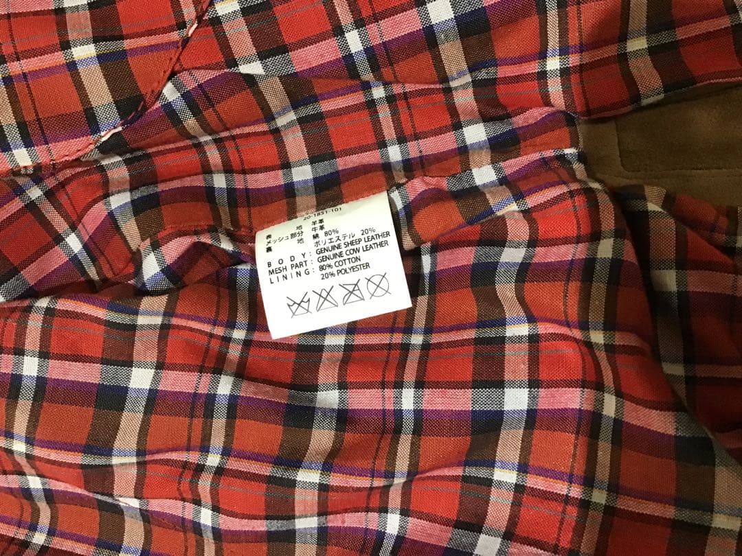 21399 56Design レザージャケット 56 デザイン 羊革 M 美品 - メルカリ