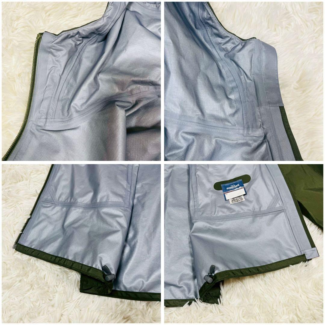 モンベル レイントレッカージャケット Women's XL タグ付きカーキ 現行