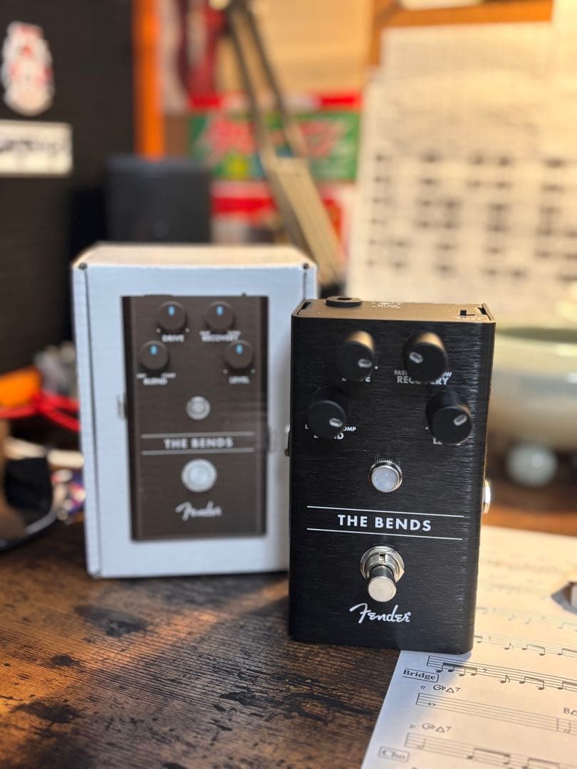 【美品】Fender THE BENDS コンプレッサー Fender The Bends Compressor Black - K&S Music Center LLC