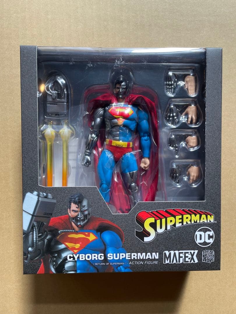 アメコミ MAFEX No.164 CYBORG SUPERMAN RETURN OF f