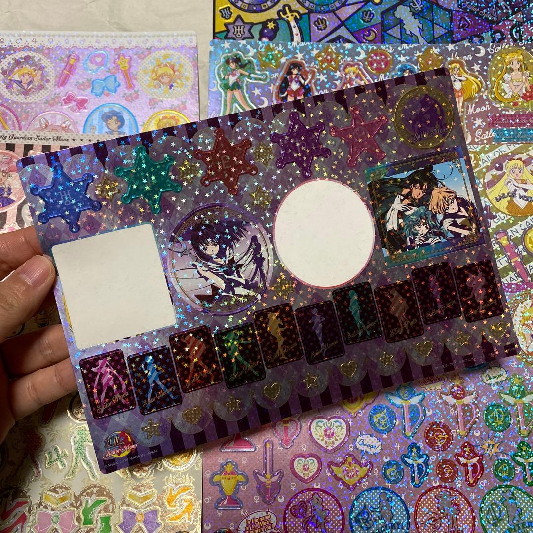 セーラームーン セーラー戦士 ジャンボカードダス 8枚セット 平成当時