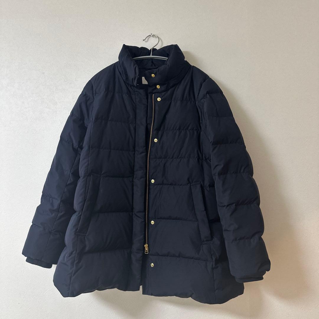 ウツクシルエット撥水ダウンコート/497165