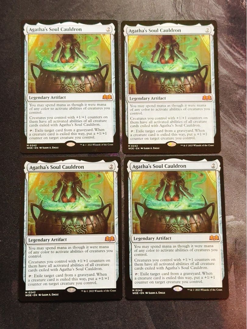 アガサの魂の大釜　英語　4枚セット