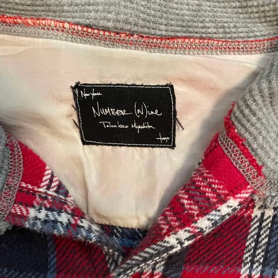 ナンバーナイン 05aw ハイスト期 フードネルシャツ 宮下期 - メルカリ