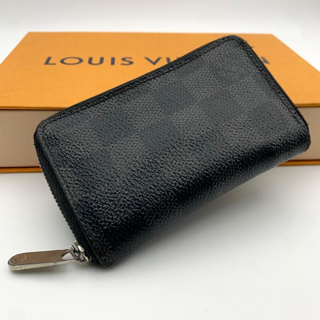 鑑定済み ルイヴィトン ジッピーパース 財布 ケース コンパクト 黒