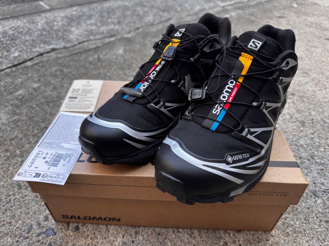 サロモン XT-6 GTX 26.5cm ブラック ゴアテックス