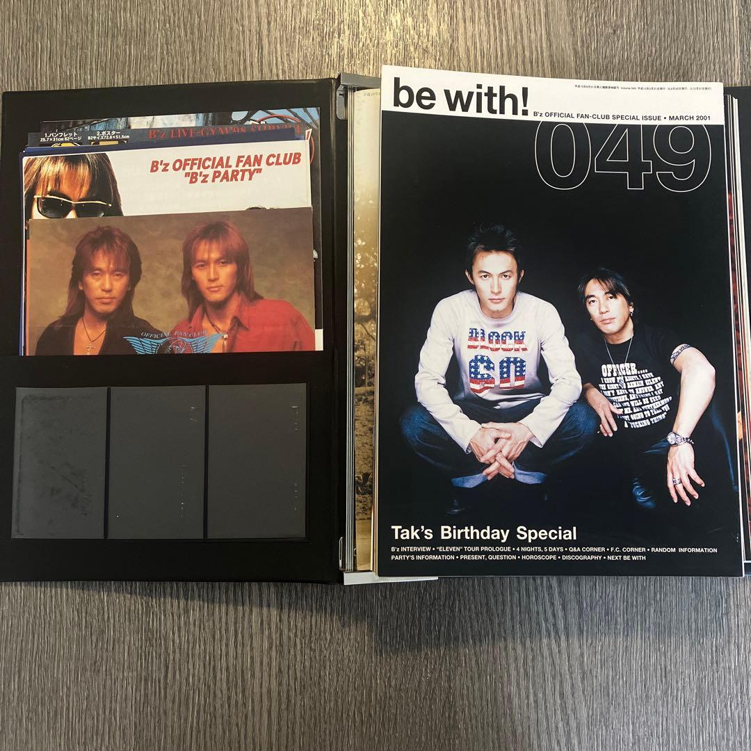 い*O様 B'z 直筆サイン色紙2枚＋90年代ツアー＆B'z Partyグッズま