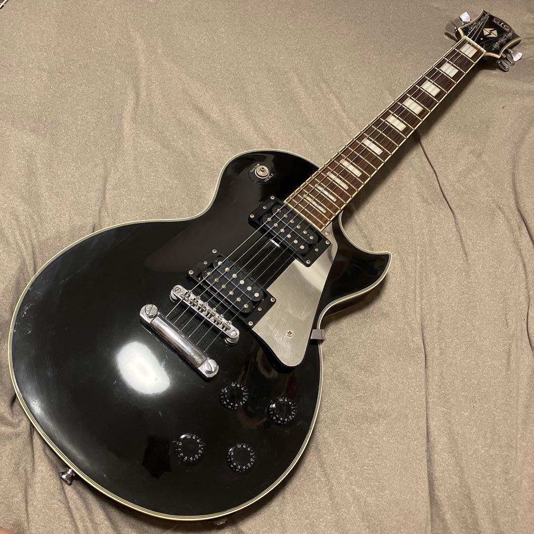 【GIG THE STANDARD】レスポールカスタム タイプ エレキギター 黒