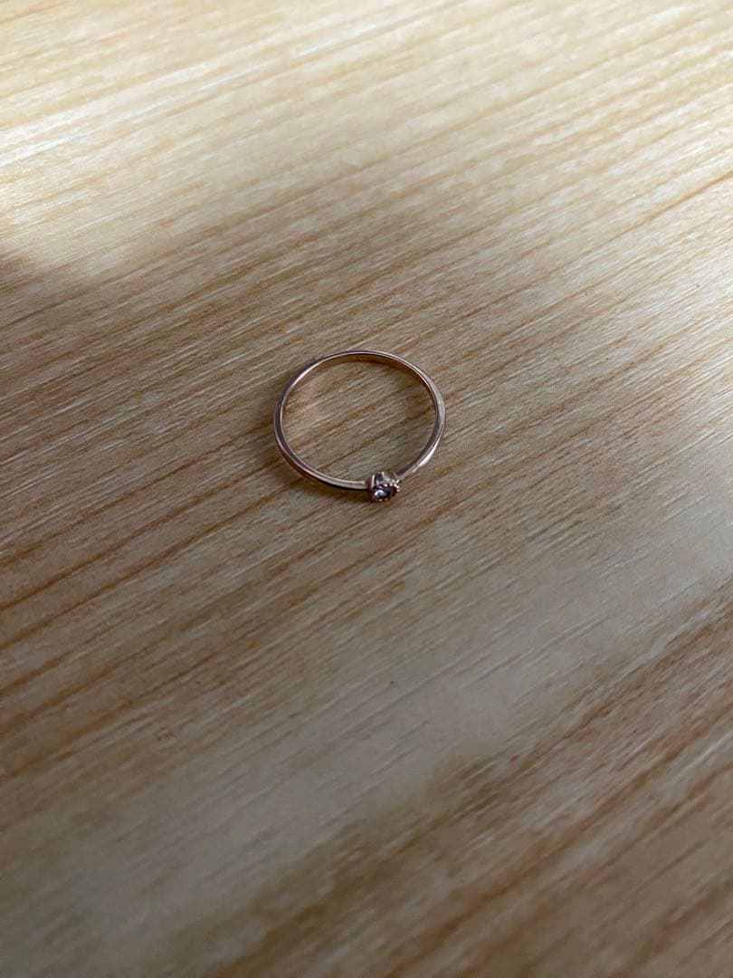 最終お値下げ⭐︎k10 ピンクゴールドダイヤリングヴァンドーム青山13号⭐︎当日発送