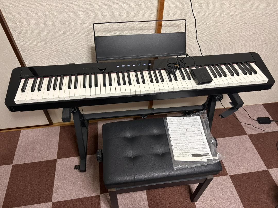 【引取のみ】CASIO PX-S1000 電子ピアノ 88鍵盤 椅子、スタンド付