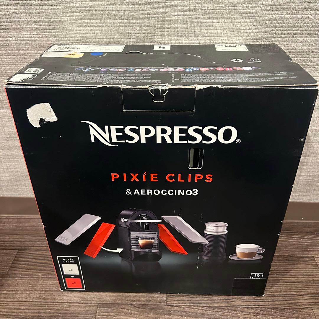 ネスプレッソ コーヒーメーカー ピクシークリップ D60-WR-A3B