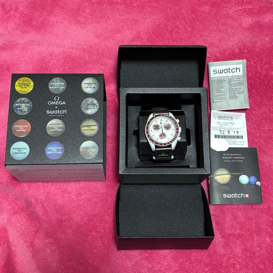 オメガ×スウォッチ MISSION TO PLUTO - メルカリ