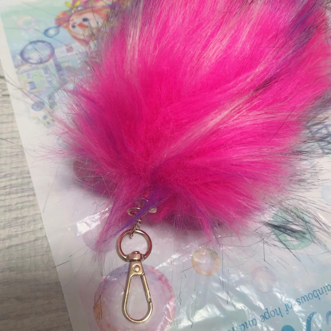 即日発送！！】チェシャ猫マフラーキャップ、ミニー耳、ファーしっぽ3