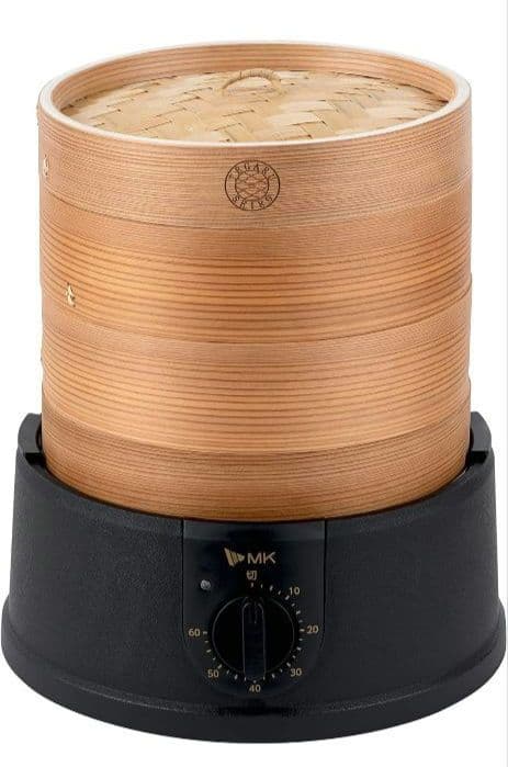 MK EM-215K 蒸し器 (黒)