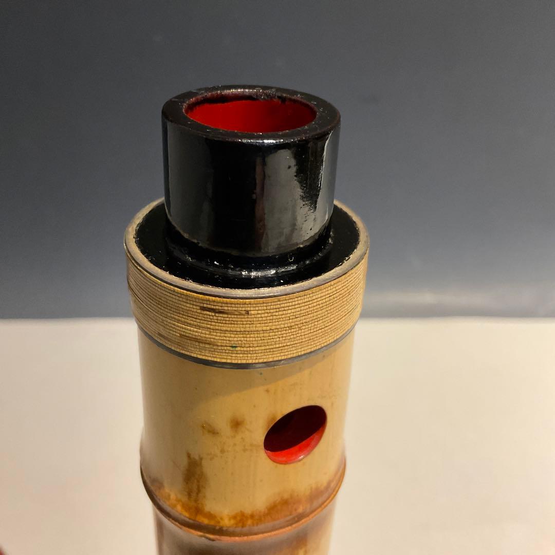 3111701M 極上 尺八 名工鹿山銘 完品 一尺六寸 歌口バチ型 - メルカリ