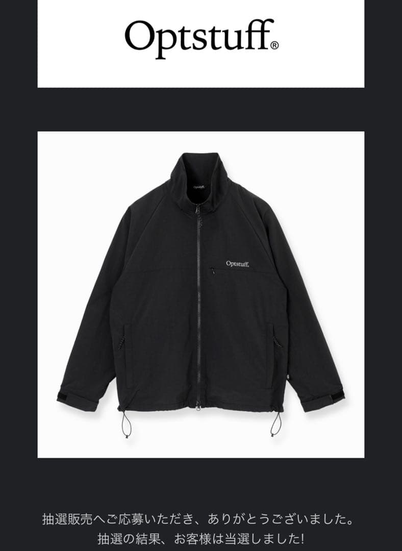 OPTSTUFF CREATOR'S JACKET & PANTS BLACK - メルカリ