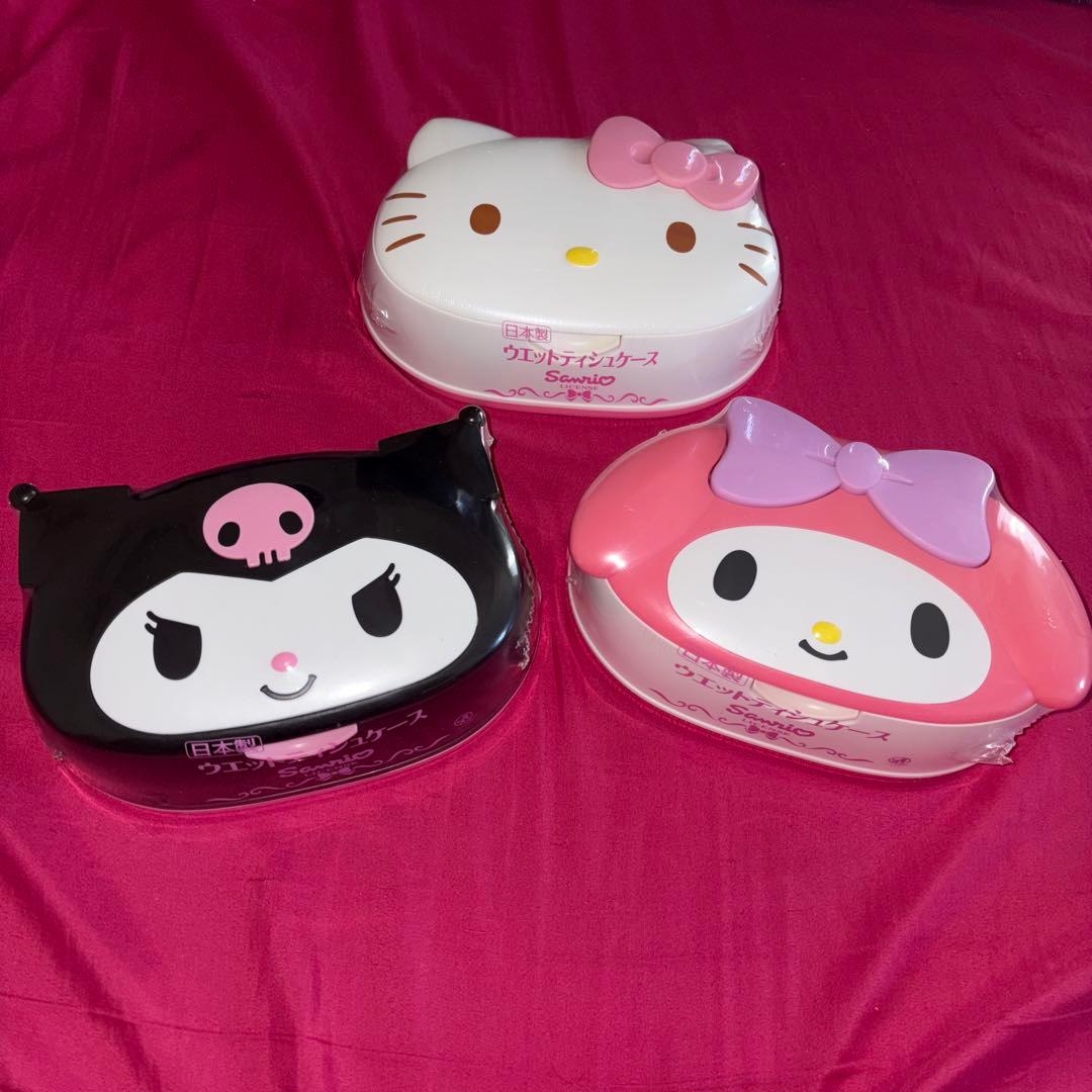 サンリオ ウェットティッシュケース キティ マイメロ クロミ 廃盤品