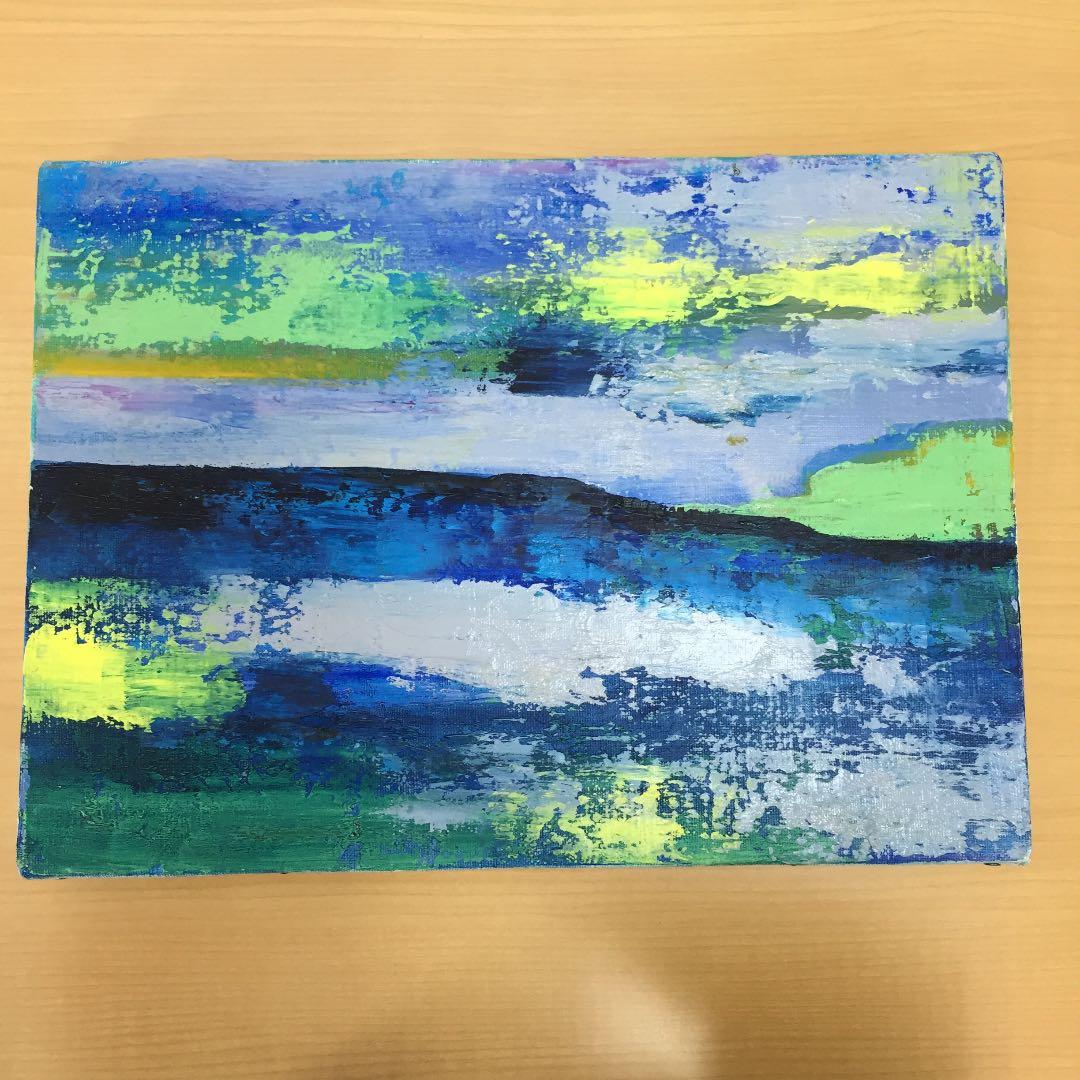 ★武藤厚子 MUTOH ATSUKO 油彩 F4「微風」