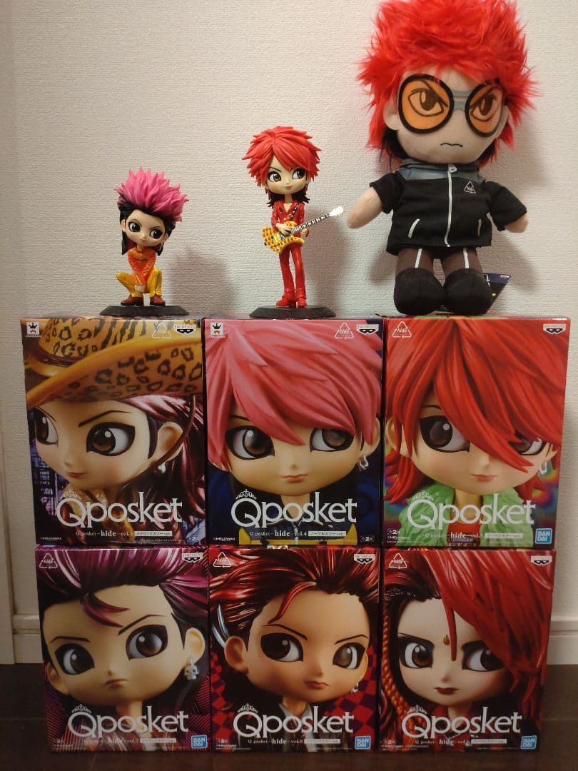 バラ売り不可】hide Qposket 全種 コンプリート ＋ぬいぐるみ - メルカリ