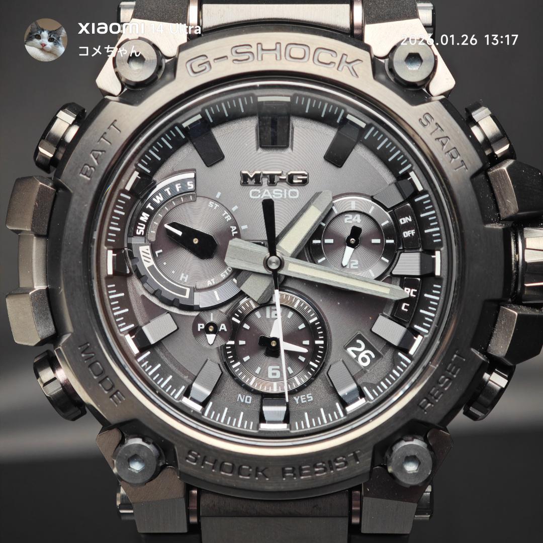 【美品】カシオ G-SHOCK　MTG-B3000B-1AJF　保証付き