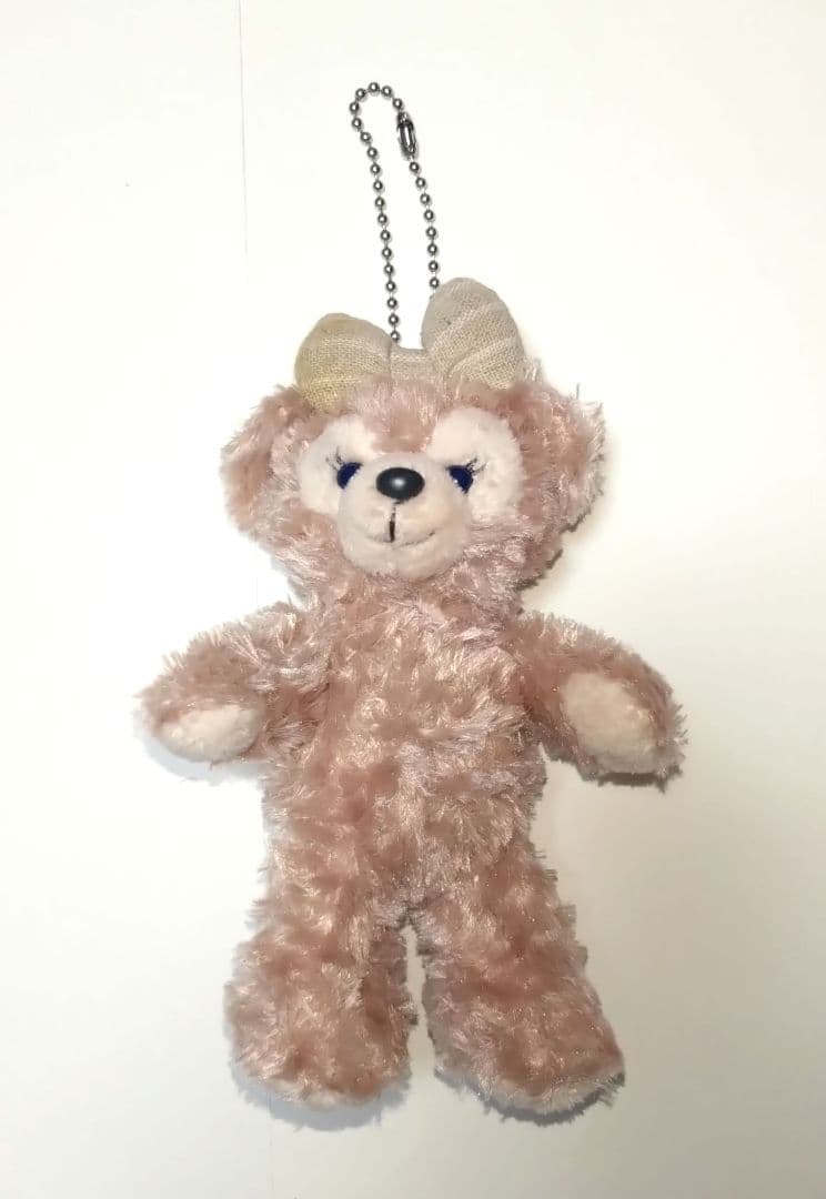 ダッフィー&シェリーメイ ぬいぐるみバッジ キーホルダー バレンタイン