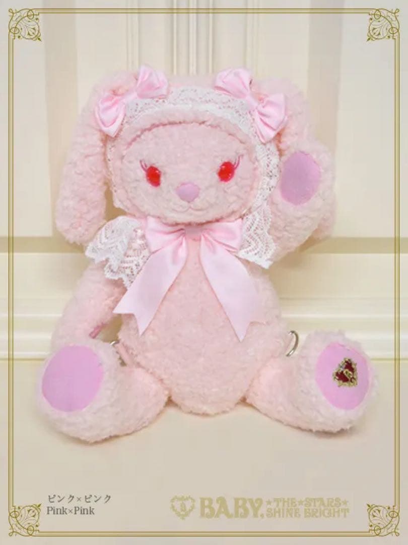 新品♡ BABY うさくみゃリュックミニ　ピンク×ピンク くみゃちゃんリュックミニ | BABY, THE STARS SHINE BRIGHT
