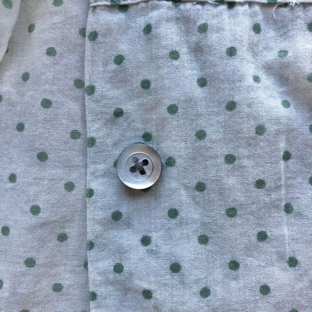 美品 シルクコットン】マーガレットハウエル ブラウス ピンタック