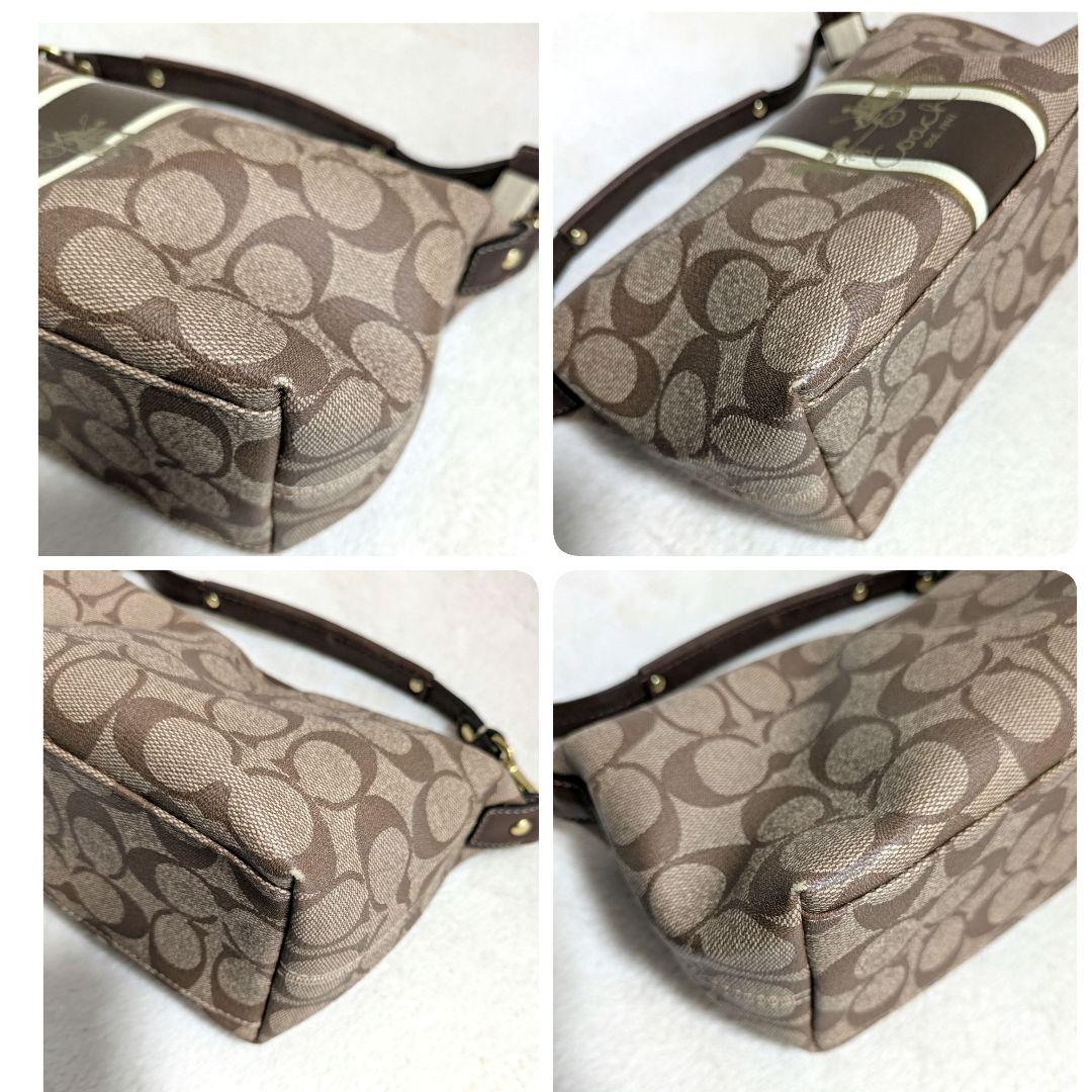 COACH アクセサリーポーチ シグネチャー ワンショルダーバッグ - メルカリ