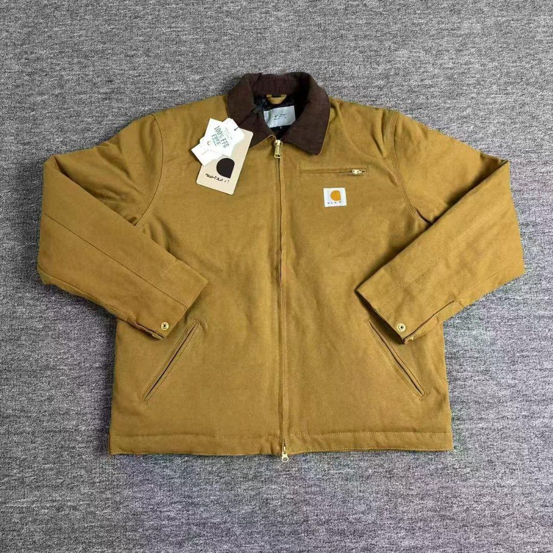 Carhartt ブラウンジャケット フルジップ Carhartt CTSJ140/CTTSJ140/CT106677/CTT106677 Mens Carhartt Brown