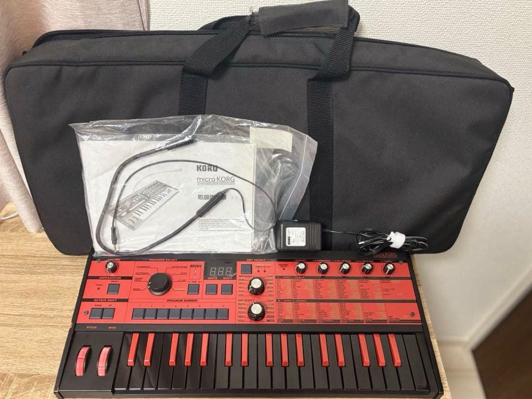 microKORG シンセサイザー 限定色BKRD