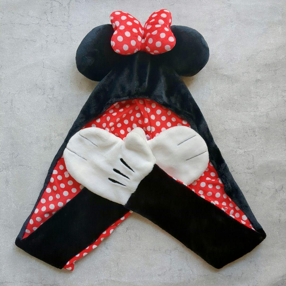 ミニーちゃん マフラー ファンキャップ 帽子 マフラーキャップ ミニーマウス