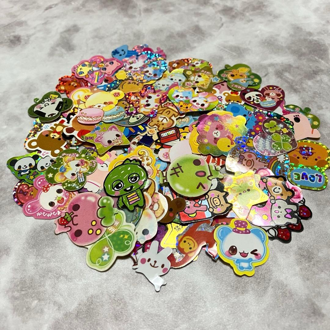 平成レトロ フレークシール まとめ売り 100枚 - メルカリ