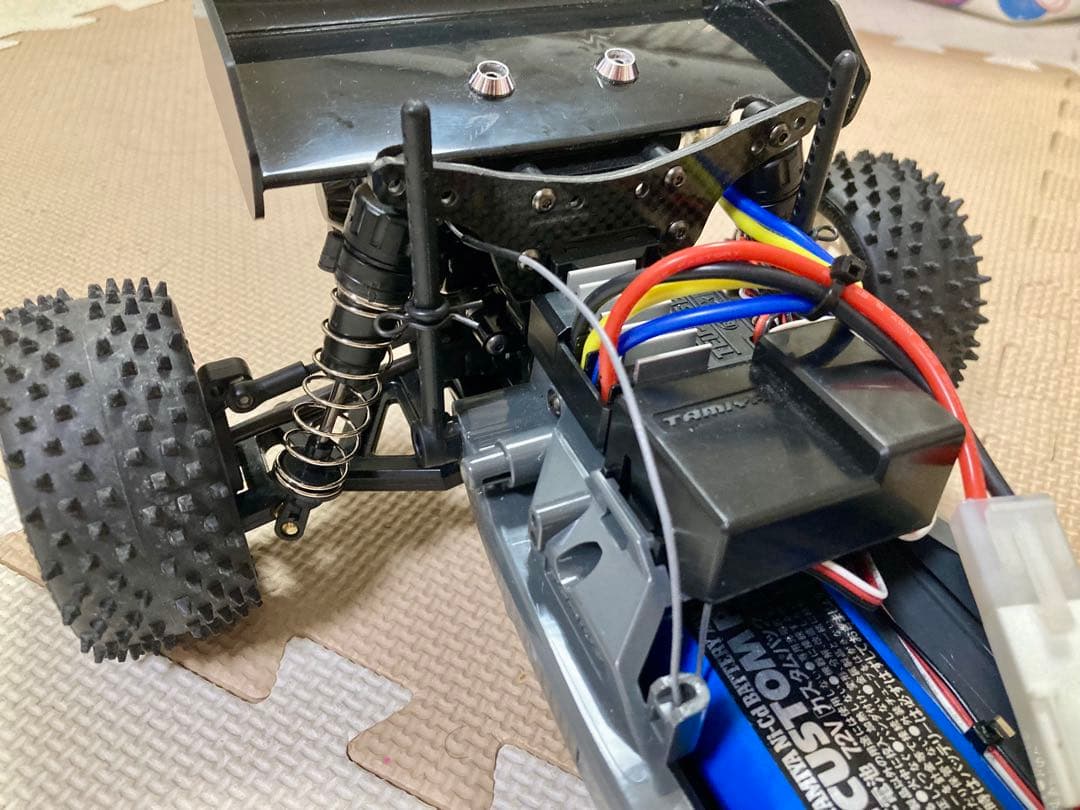 タミヤDT-03二駆バギーフルセット 前後DT-04ナックル（前六角ハブ）化