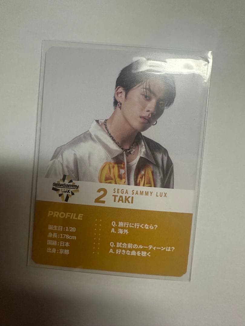 D.LEAGUE24-25 SEGA SAMMY TAKI トレカ - メルカリ