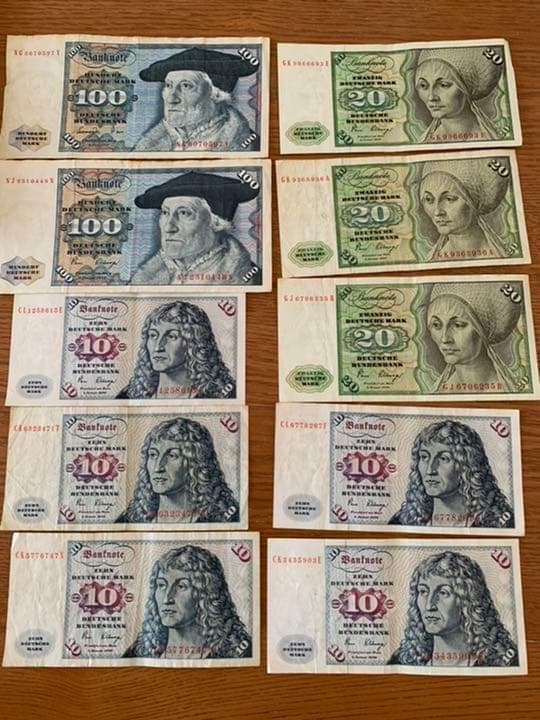旧紙幣　ドイツ　310マルク紙幣