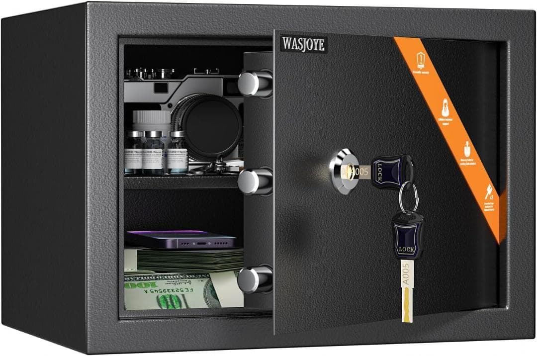 ⭐️家庭用金庫 小型金庫 キーロック式 セキュリティーボックス 業務⭐️ 楽天市場】金庫 小型 セキュリティーボックス 家庭用 テンキー 防犯