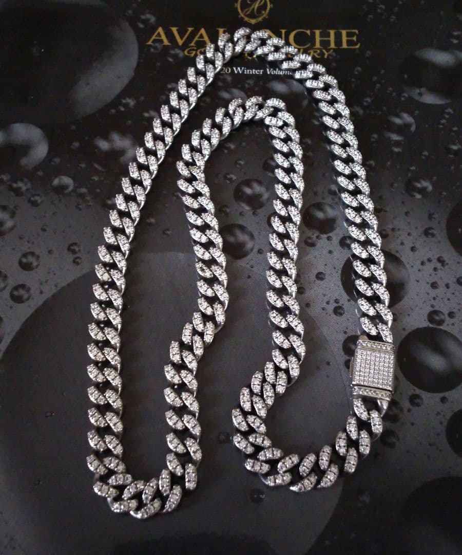 アヴァランチ シルバー925 マイアミネックレス アバランチ silver925 AVALANCHE アヴァランチ アバランチ シルバー ネックレス 幅9mm 喜平