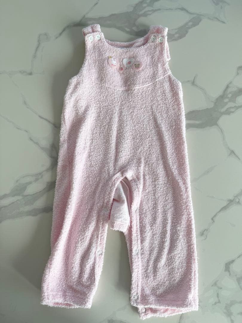ファミリア familiar ピンクロンパース 70-85cm - メルカリ