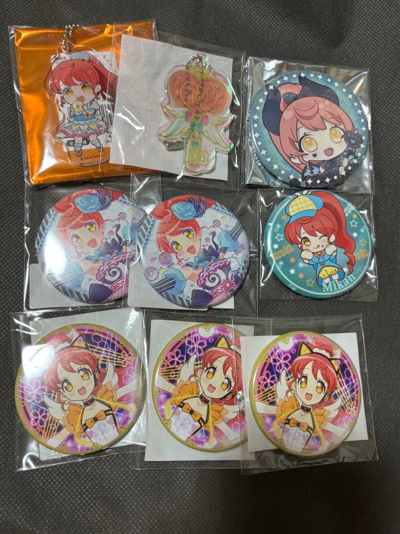 プリパラ アドパラ みかん セット 缶バッジ アクリルスタンド ガァルマゲドン