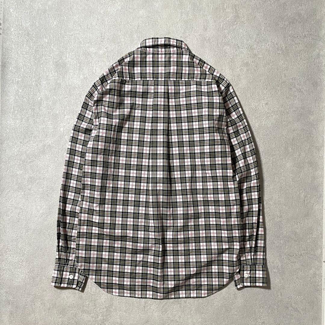 コムデギャルソン オムドゥ-フロントパッチワーク プレイドシャツ-SIZE