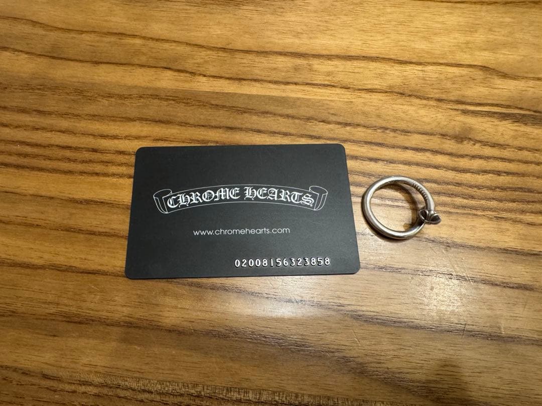 【RED】クロムハーツ　ネイルリング　クロスボール　21.22号